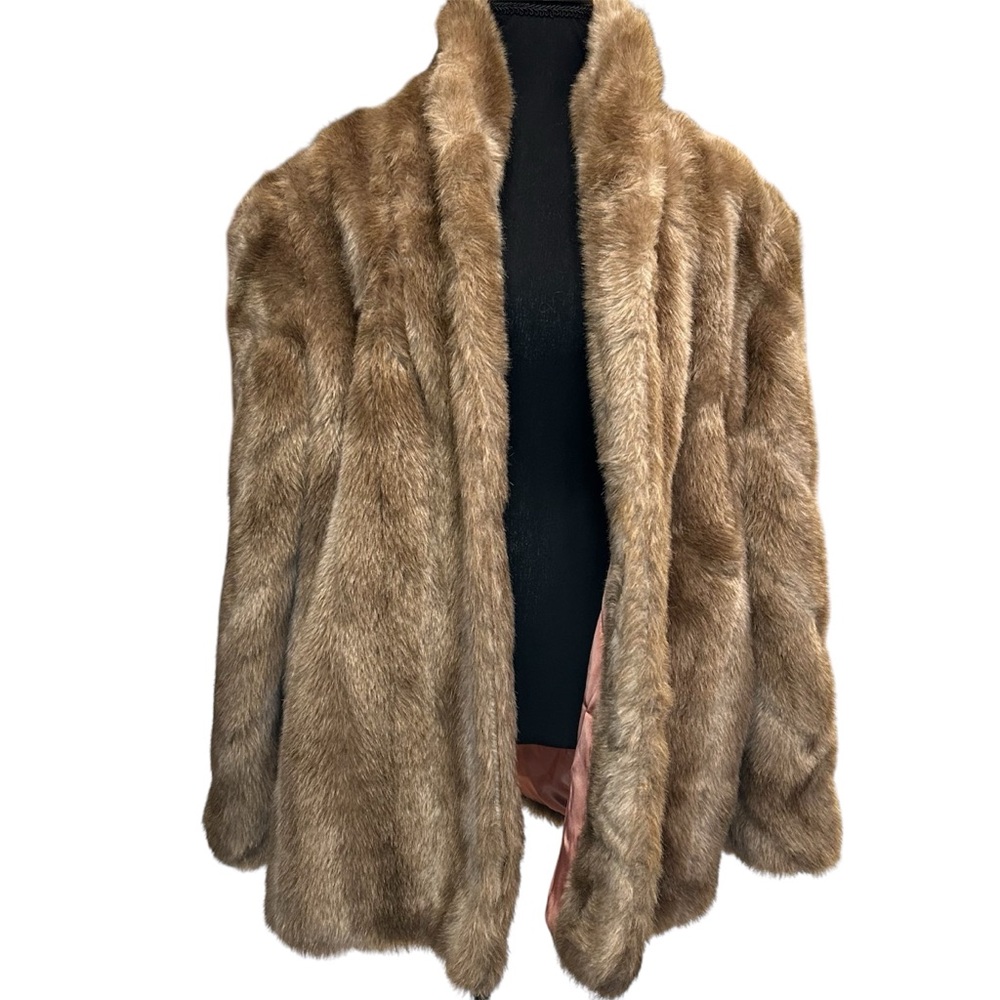 Women's Tan Teddy Jacket